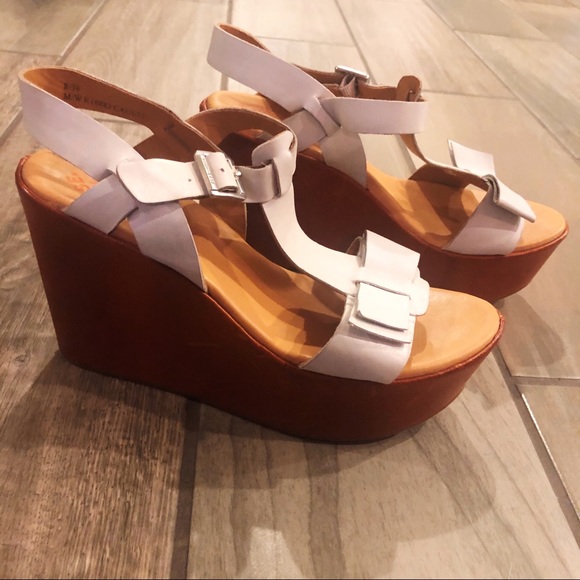 Kork-Ease Shoes - Kork-Ease Wedge Sandal Ankle Buckle Strap Heels